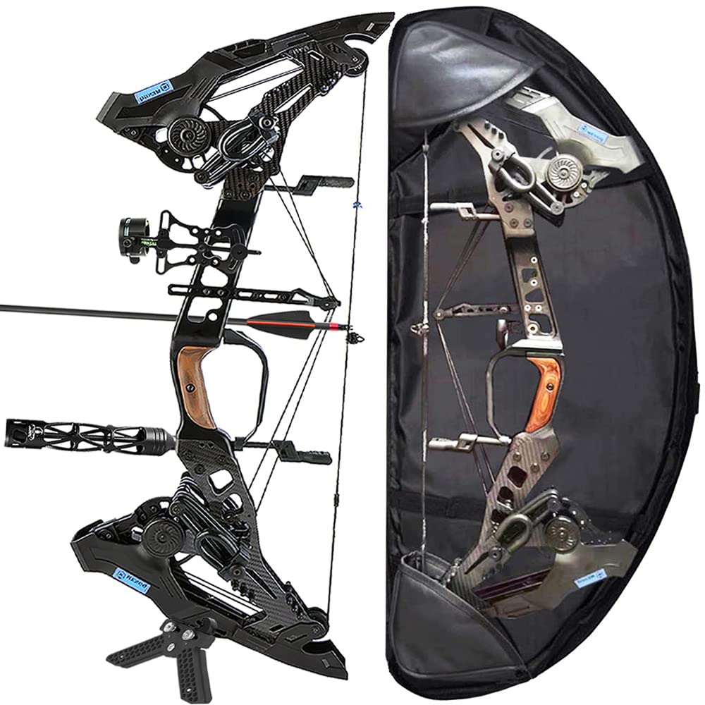 Amazon.co.jp: ZSHJGJR コンパウンドボウ 21.5～60ポンド 次世代型  