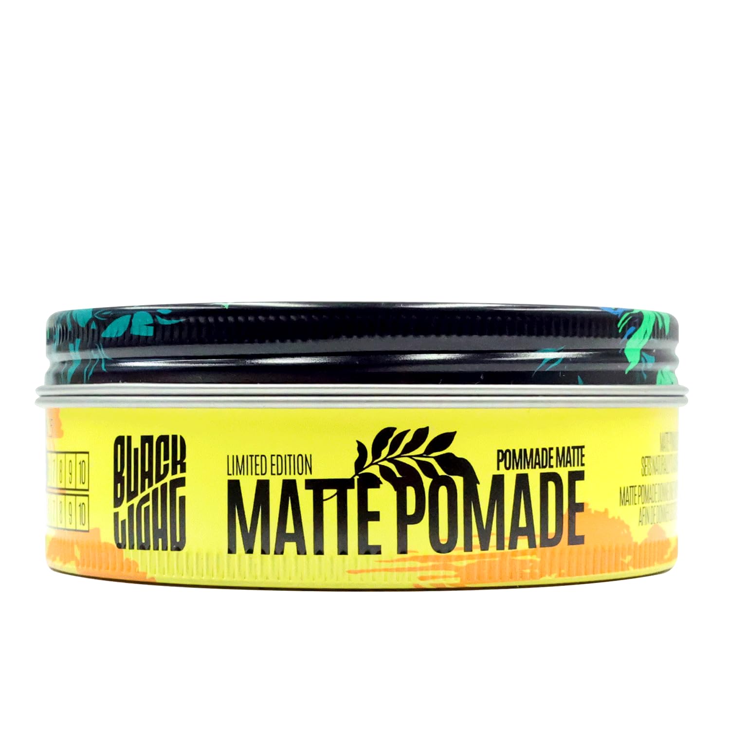 Uppercut Deluxe Pommade mate - Pommade capillaire exclusive Blacklight 100 g, parfum Highland avec finition mate et dégradé orange. Boîte cadeau, coiffure longue durée pour homme.