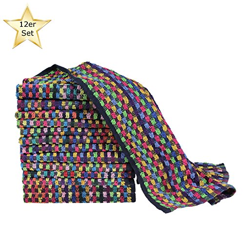 Set di 12 - Strofinacci Grube panni asciugamani 50...