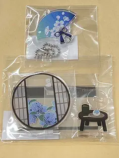 FUKUYA キャラ福くじ 和花 E賞 F賞 桜扇 青 紫陽花 フクヤ
