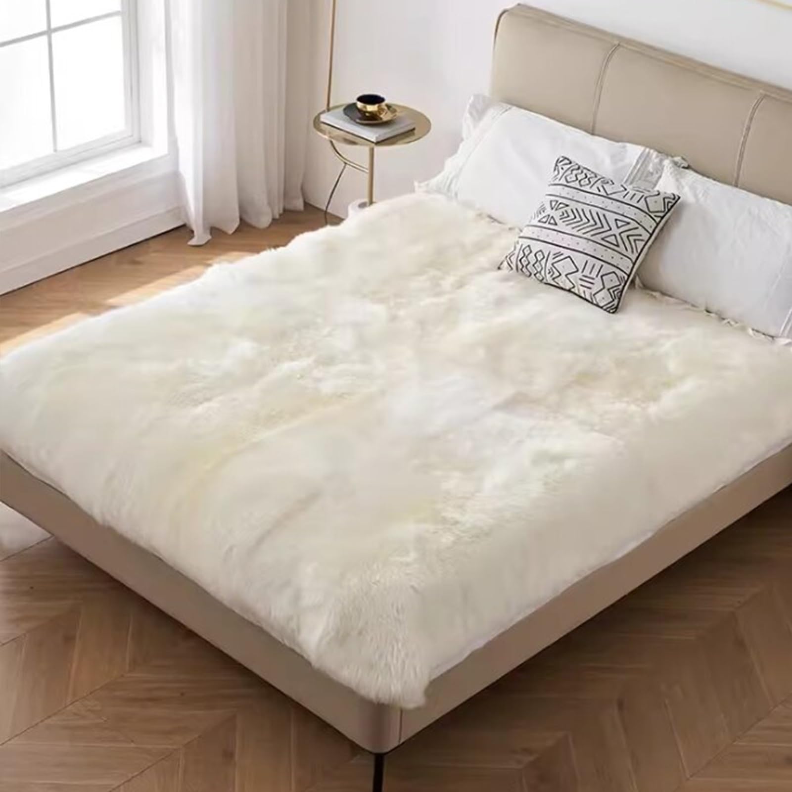 Coprimaterasso In Lana Di Pecora - 90x200cm, Doppia Faccia Lana/Cotone | Naturale E Traspirante - Foto 2