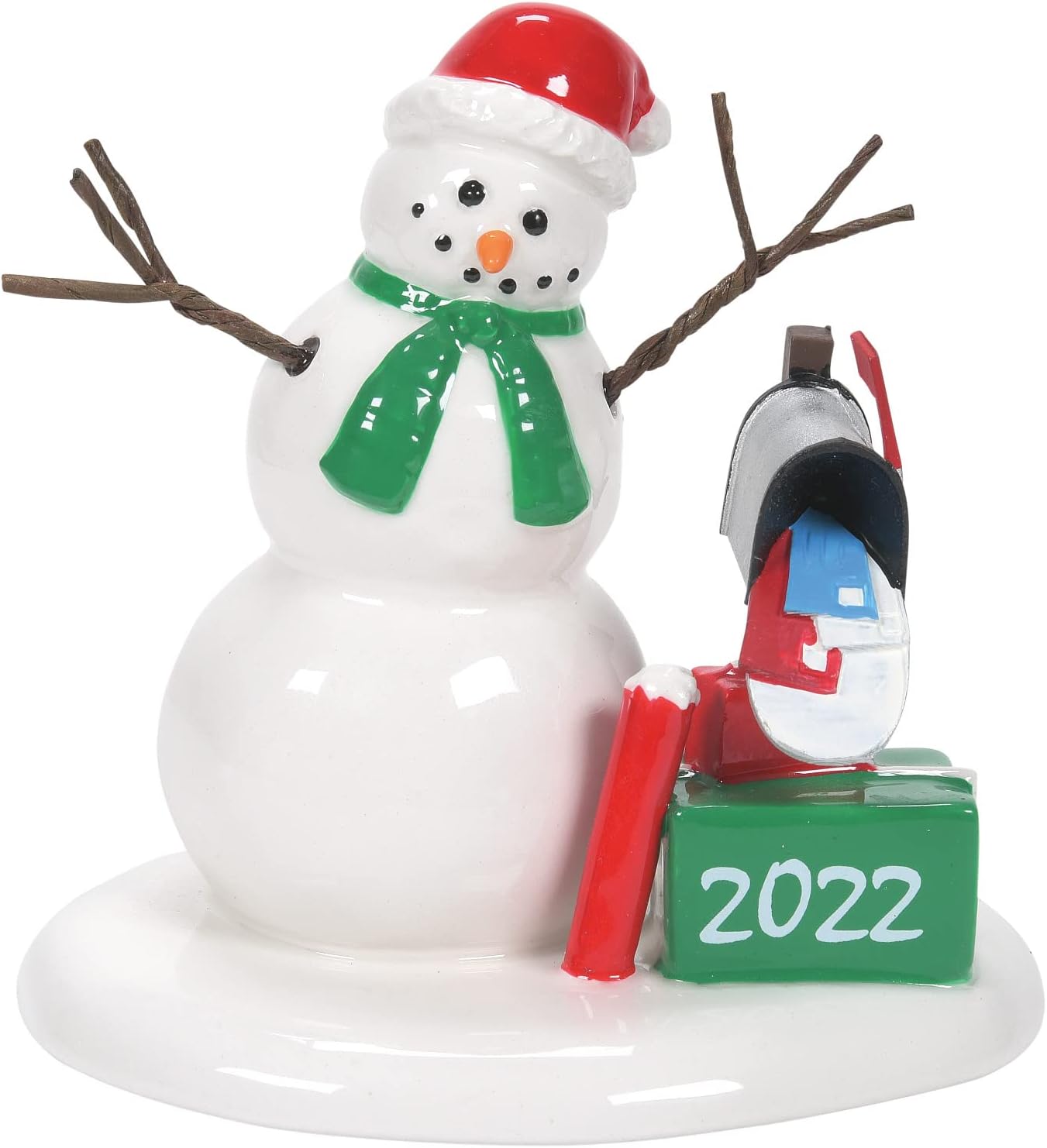 Charming Winter Decor: Review of Lucky The Snowman Figurine by Department 56