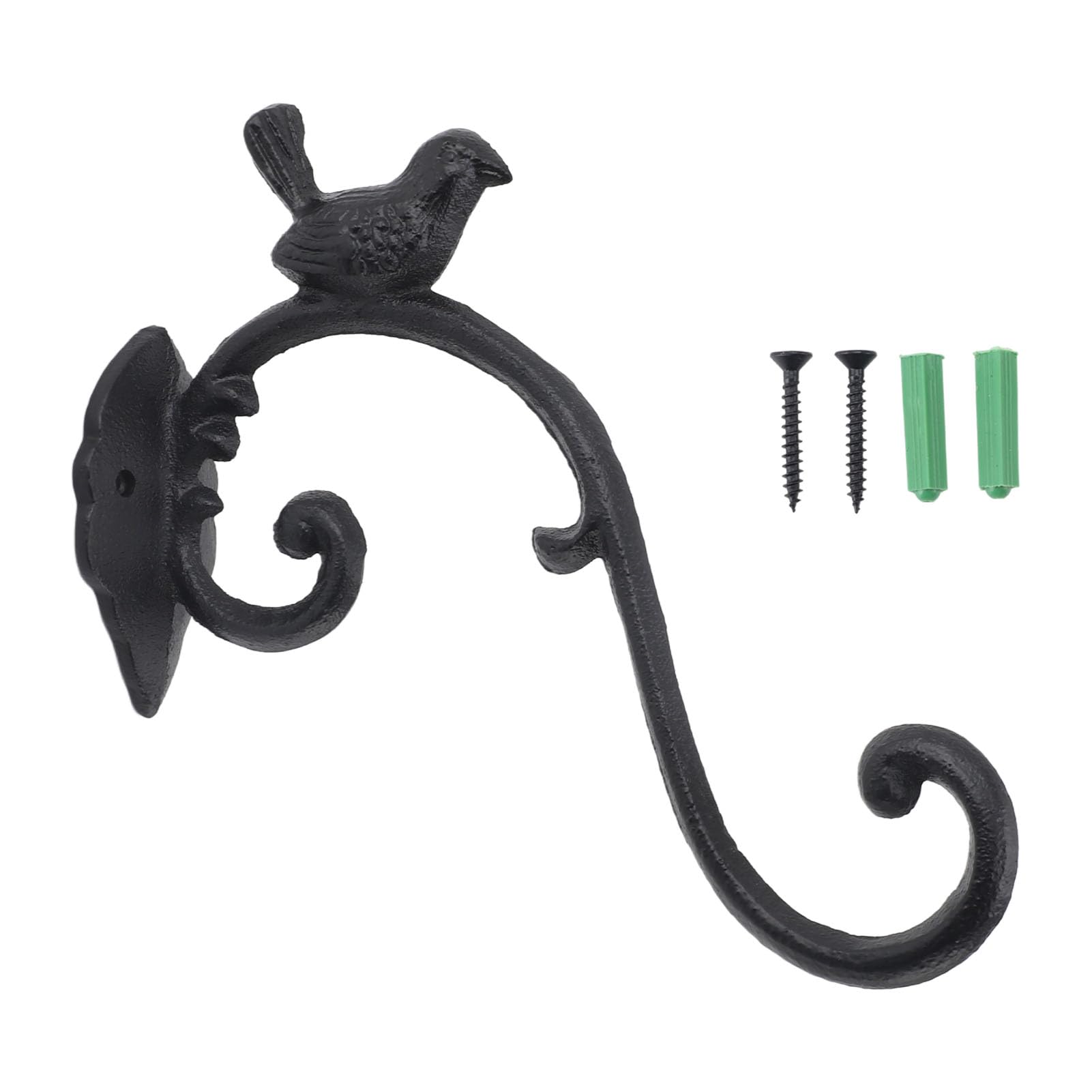 Supporto for Piante sospese, Robusto Supporto for Appendere all'Esterno in Ferro, Gancio a Parete for mangiatoia for Uccelli, Lanterna, Cesto for Fiori a con Facile installazione/3204