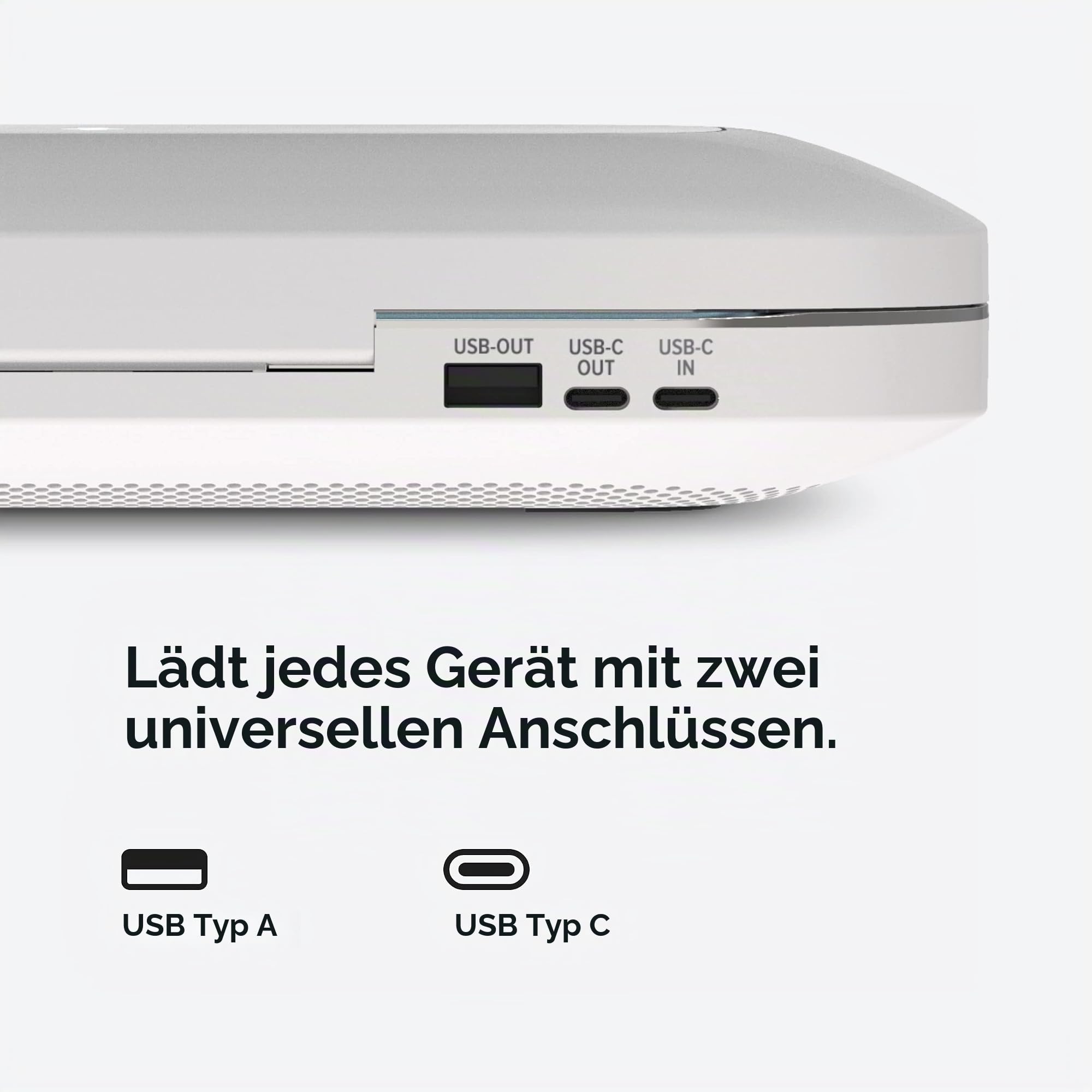 PhoneSoap Pro UV-Smartphone-Desinfektor und universelle Handy-Ladebox | Patentierte und klinisch bewiesene 360-Grad-UV-C-Desinfektion | Desinfiziert und lädt alle Handys (Weiß)