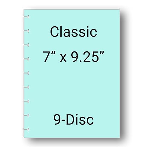 Miniatura 8 de Cover for 9-Disc Planners comes with free 9, 1.25 inch black discs. Fits 9-Disc Planners, NOTIQ Midi 9-Disc (L2), Inkwell Press, planner accessories