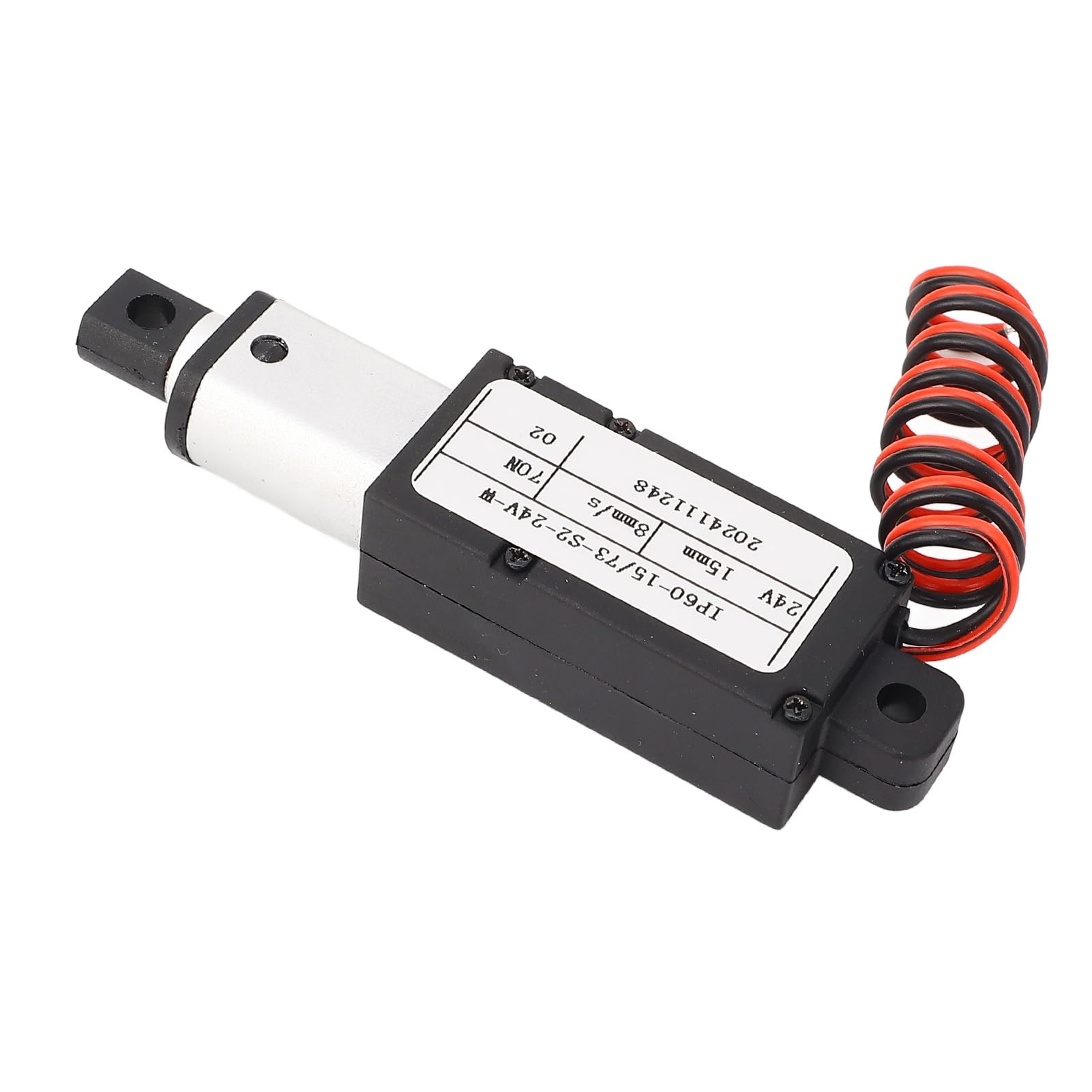 Actuador Lineal de 24 V, Movimiento de Carrera eléctrico, sofá, Aplicaciones versátiles, Compacto y liviano, Durabilidad para servos, Puertas de gabinetes, Pinzas robóticas.