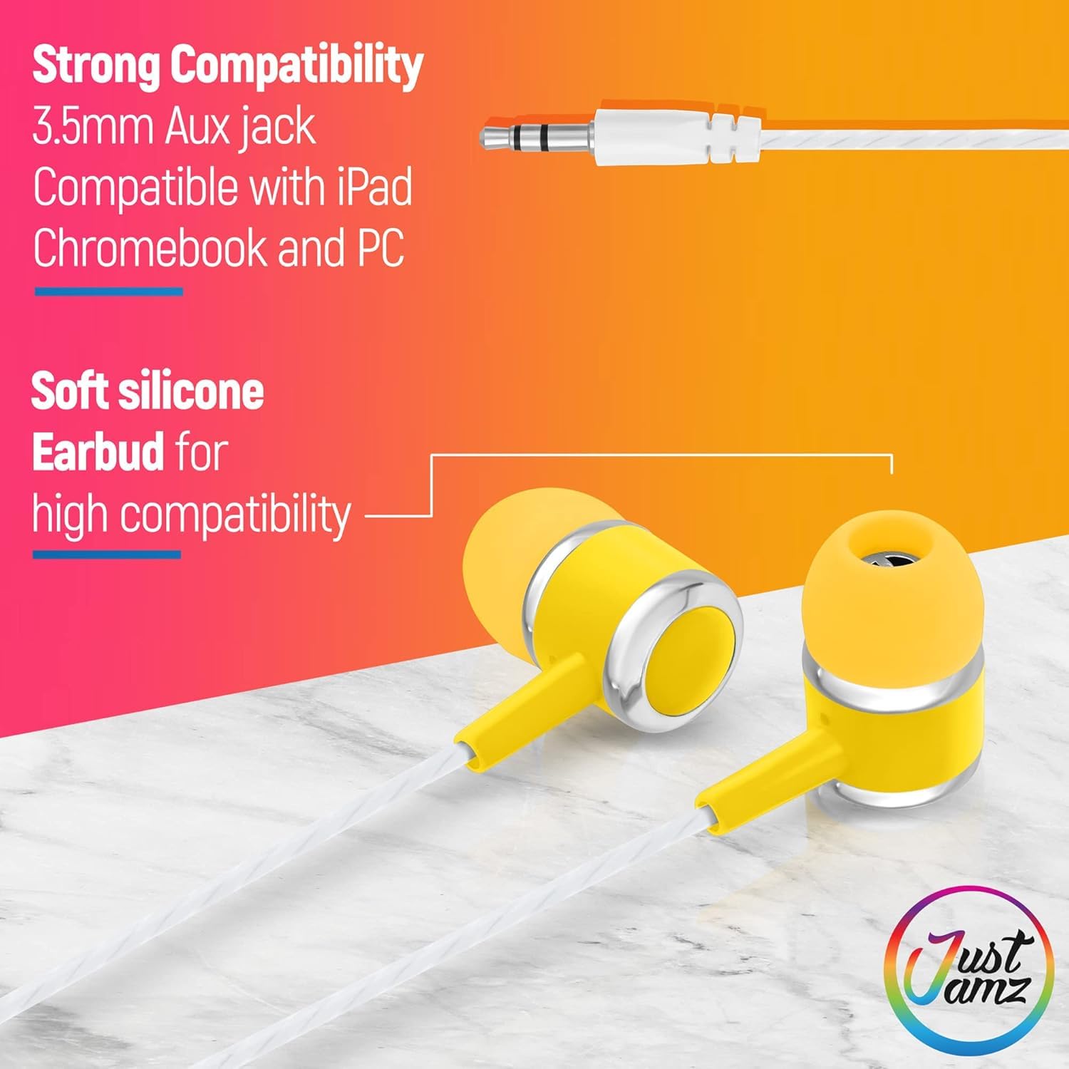 JustJamz イヤホン バルク ビー玉 ヘッドホン イヤホン 子供 大人用 アソー(中古品) Amazon.co.jp: JustJamz イヤーバッド ヘッドフォン バルク ビー玉