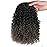 ROSESSEA Afro Puff Drawstring Ponytail - Grey Curly Hair Short Afro Kinky Curly Hair Piece for African American Extension Synthetic