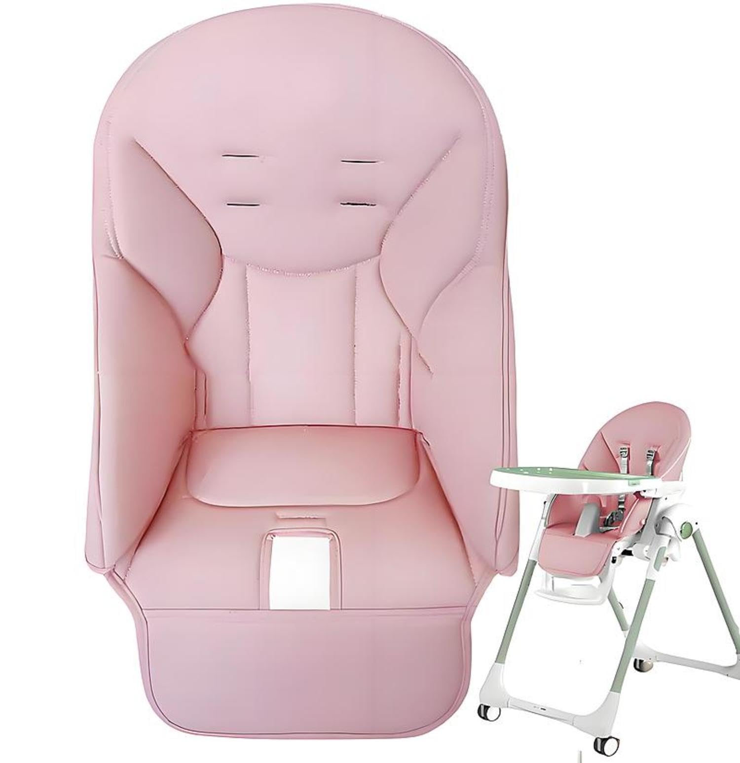 High Chair Covers for Baby - Replacement Cover for High Chairs - High Chair Cushion Replacement (Pink)