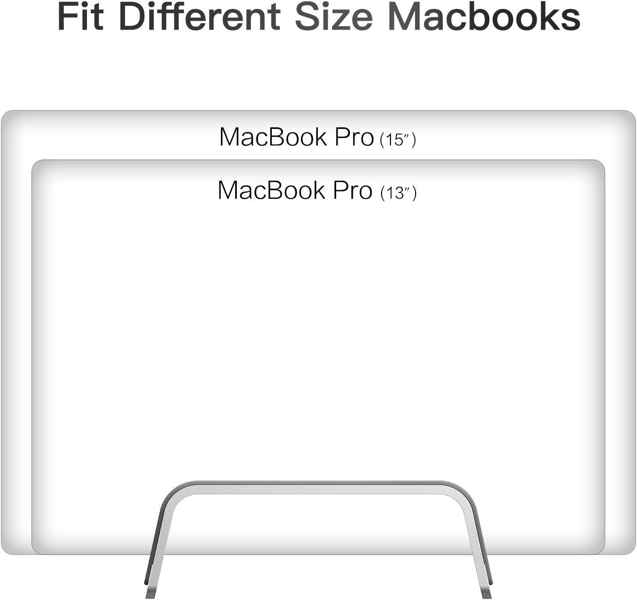 Vertical Laptop Stand for MacBook Pro/Air, Desktop Space-Saving, Laptop Holder(for Old MacBook Pro with Retina)