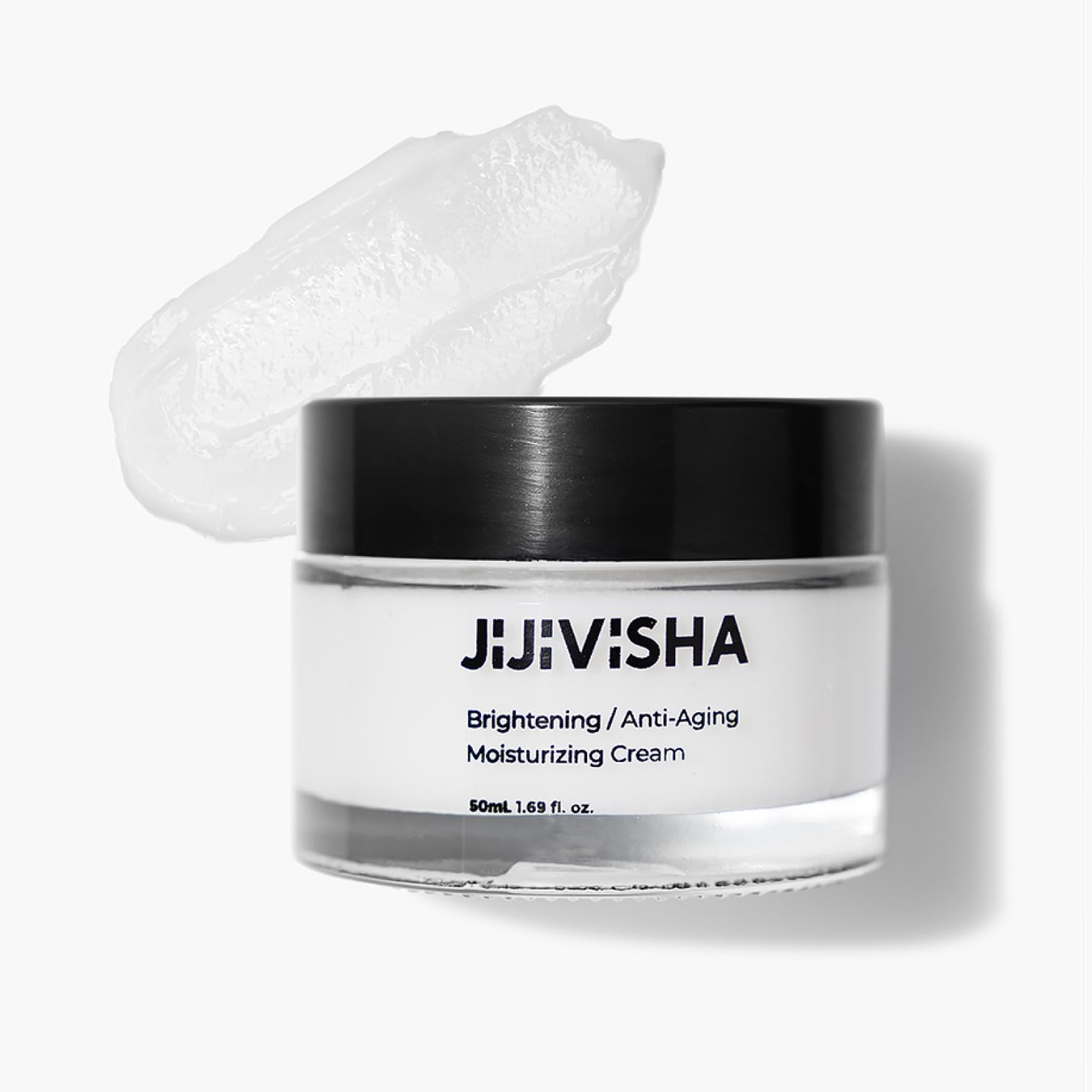 Jijivisha Brightening Anti-Aging Moisturizing Cream, Skin Renewal Formula, Reduces Redness, Flaking & Dryness