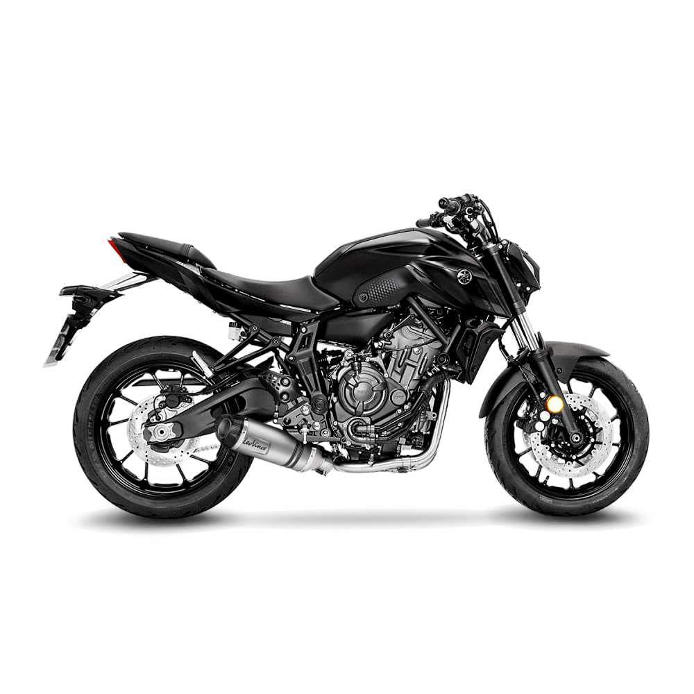 SBK LV ONE EVO 2/1 YAMAHA MT-07 INOX con catalizador