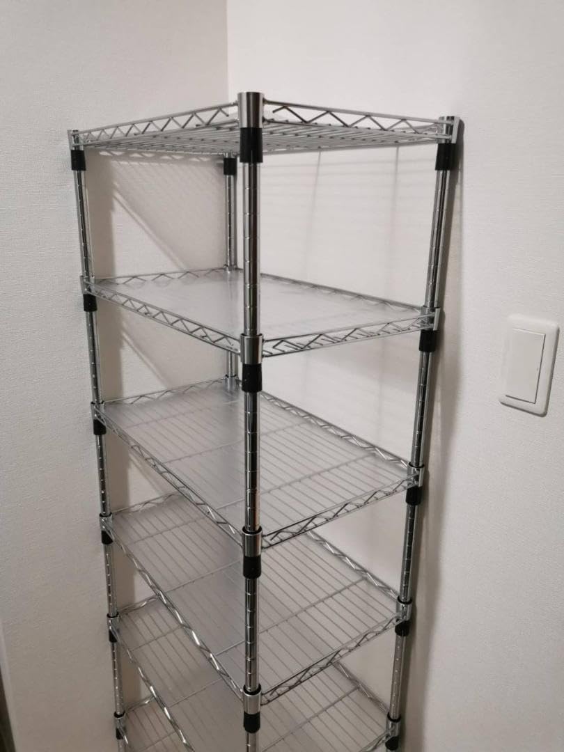 組み立て簡単で防カビ加工されたスチールラック 防カビ加工のスチールラック 組み立てが簡単 組み立て簡単な防