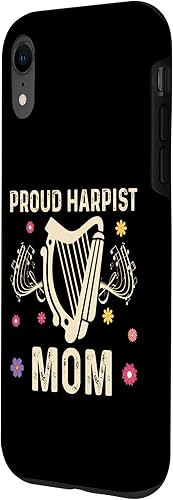 Miniatura 2 de iPhone XR Proud harp girl mom  Jaw Harp Lire Harp harpist Case