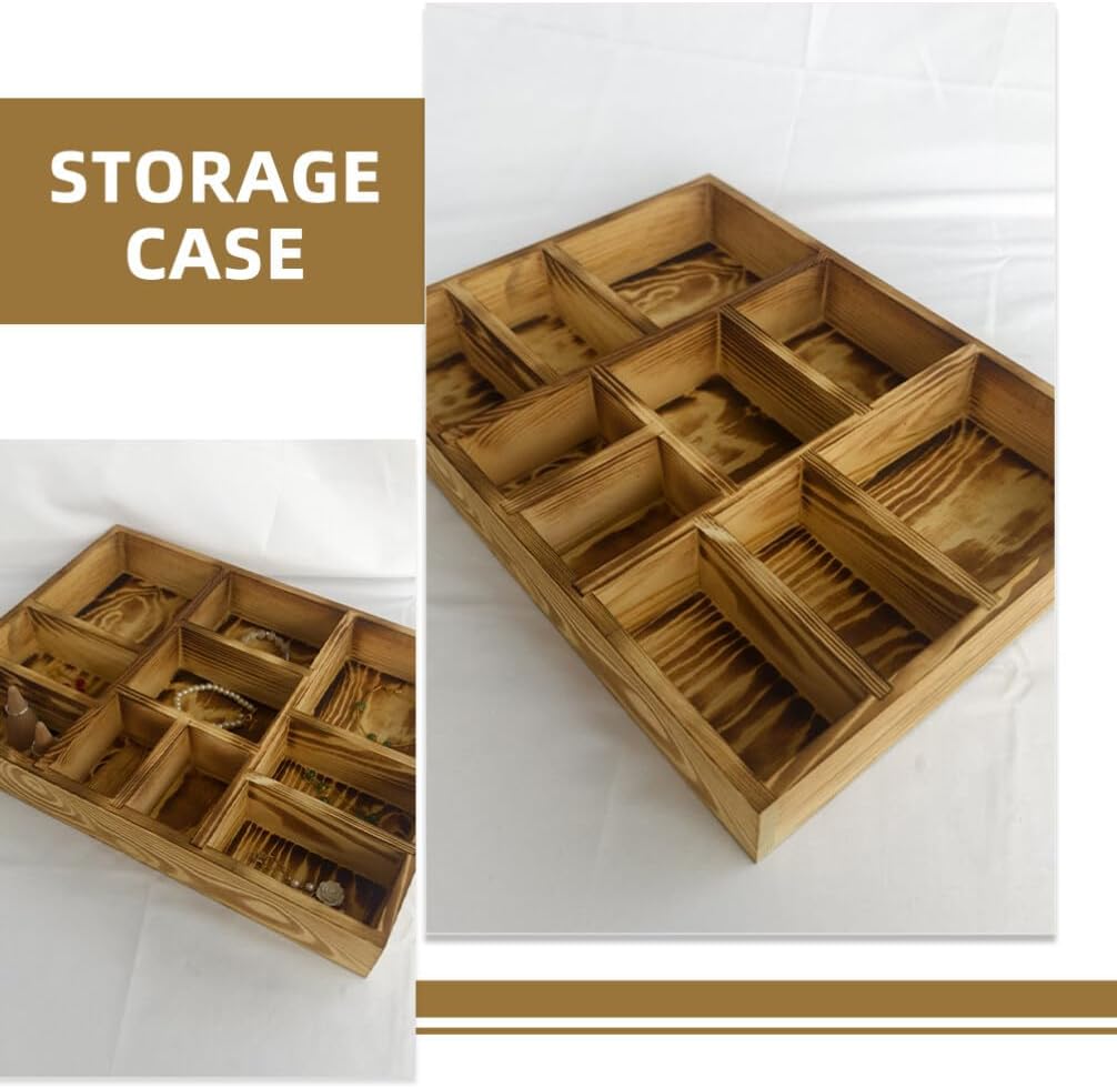 HOLIDYOYO ボックスブレスレットストレージトレイ 多目的時計ホルダー ジュエリー収納ケース 旅行雑貨オーガナイザー ボディジ