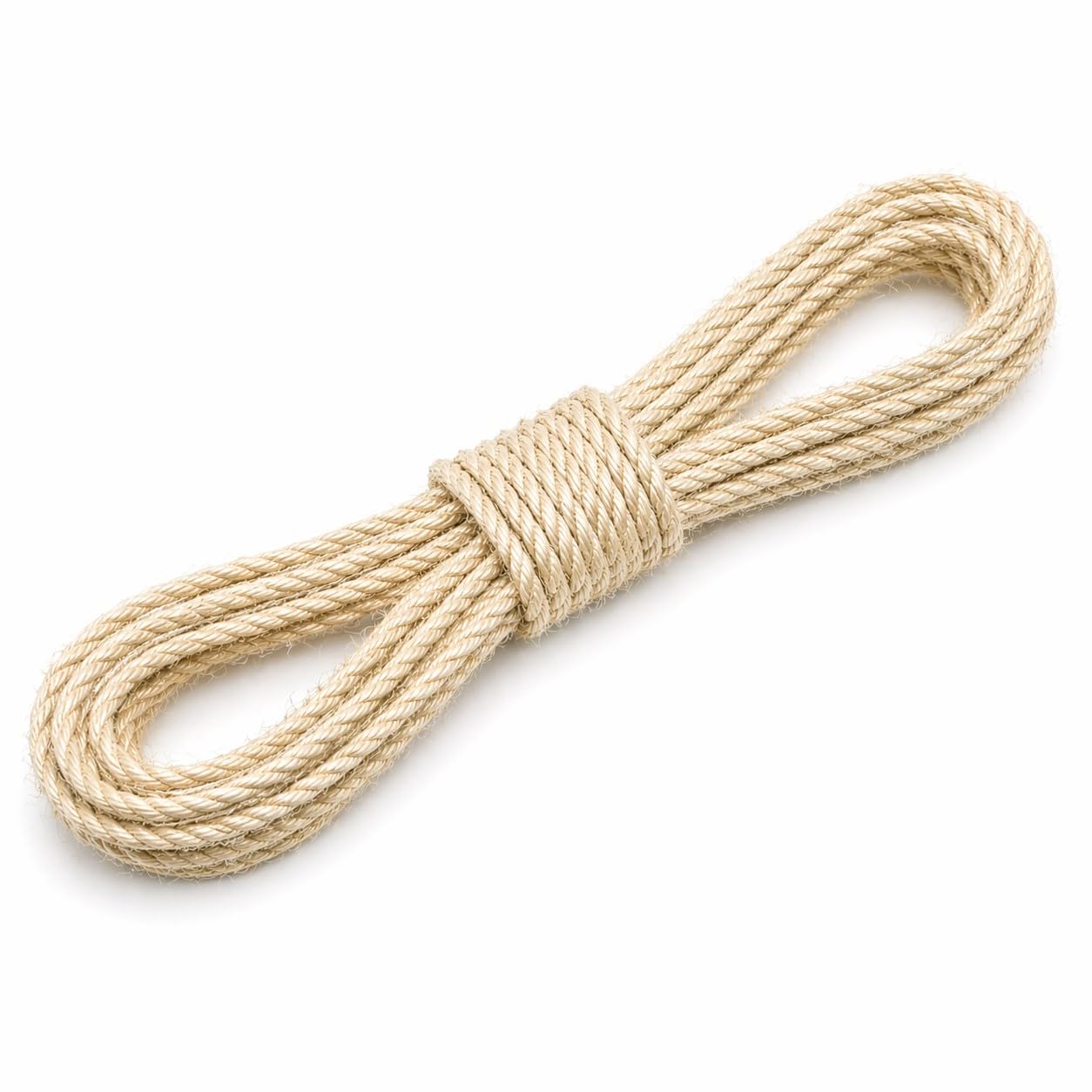 Everlasto 8mm Natural Organic Sisal Decking Rope - Various lengths (8MM x 10M)