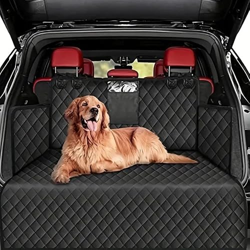 Tryagat Heavy Duty Dog Boot Liner for Audi A1 citycarver/allstreet 2019-2023, Car Boot Cover Waterproof Scratchproof Non Slip Pet Cargo Bumper Protection Liner