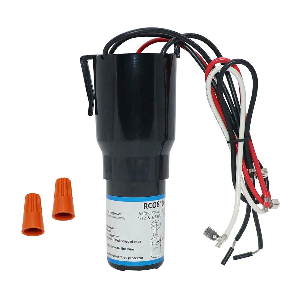 TJ90RCO810 RCO810 Refrigerator Solid State Hardstart Relay Capacitor