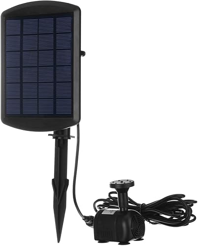 1.8W 200L/H Solar Panel Powered Water Fountain Pump for Pool Pond Garden Outdoor Submersible
