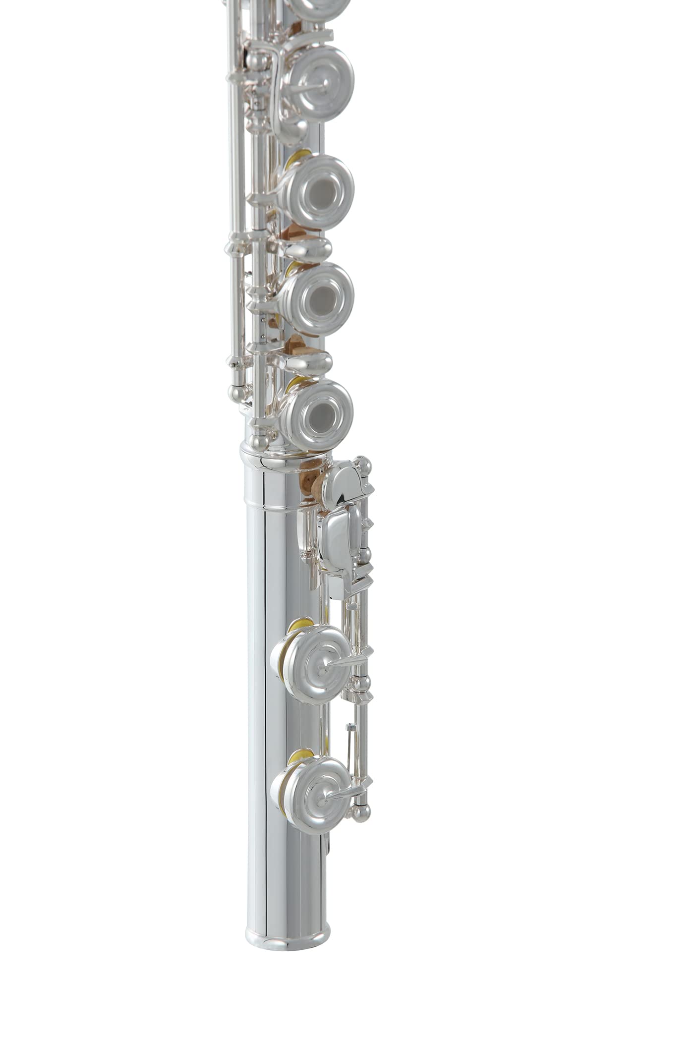 Roy Benson flauto traverso FL-602RI (costruzione in nichel argentato, design del coperchio a punta, tampone PISONI, flauto di qualità superiore, per una qualità del suono professionale)