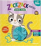 Zack, zack - fertig! Liebste Tiere / Basteln lernen für Kinder ab 3 Jahren / Süße Tiermotive für Mädchen und Jungen: Schneiden. Falten. Kleben. Für Kinder ab 3 Jahren - Carmen Eisendle 