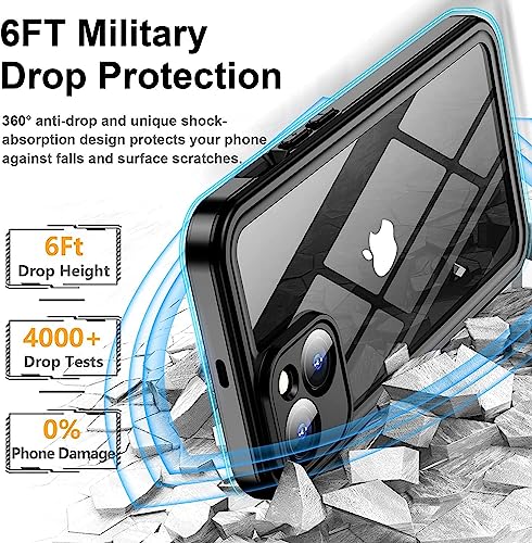 Coque iPhone 15 antichoc militaire en verre trempé 9H - 3