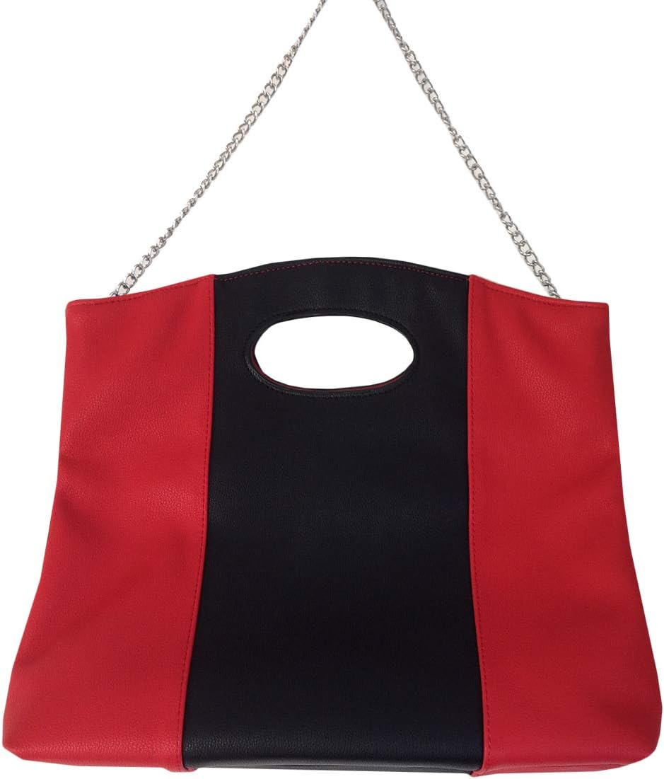 JNB Color Block Fold Over Clutch