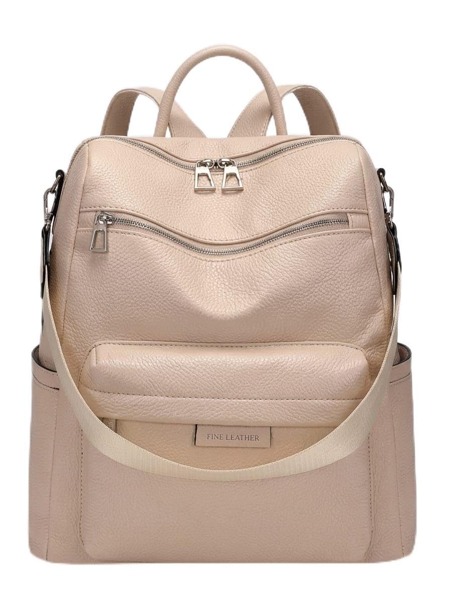 20L Backpack for Women & Girls with Compartment | College/University Bag | Metal Zips with Secret Pocket | Water Resistant | PU Backpack for Women-image-15