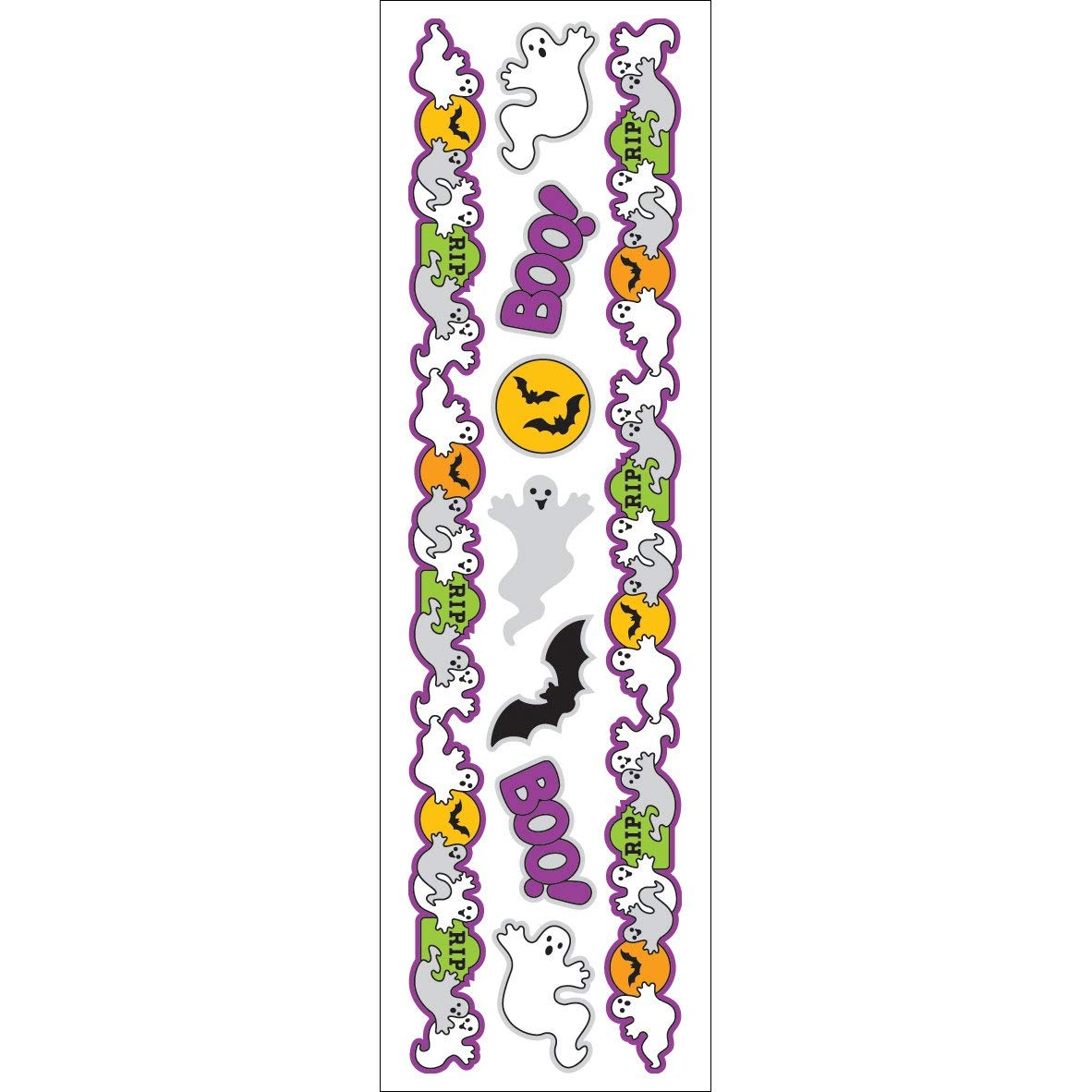 Hambly Silver Foil Birthday Stickers - 25 Sheets Of Prismatic Celebration Stickers