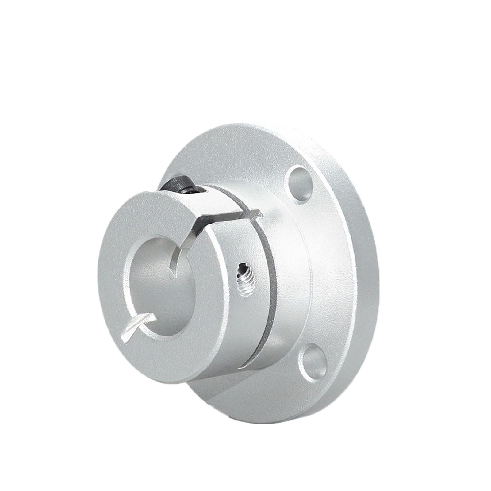 Round Square Compact Flanged Mount Type Cast With Slit Shaft Supports Linear Motion Automation Components(Round-DXZRAL,D50 1pcs)