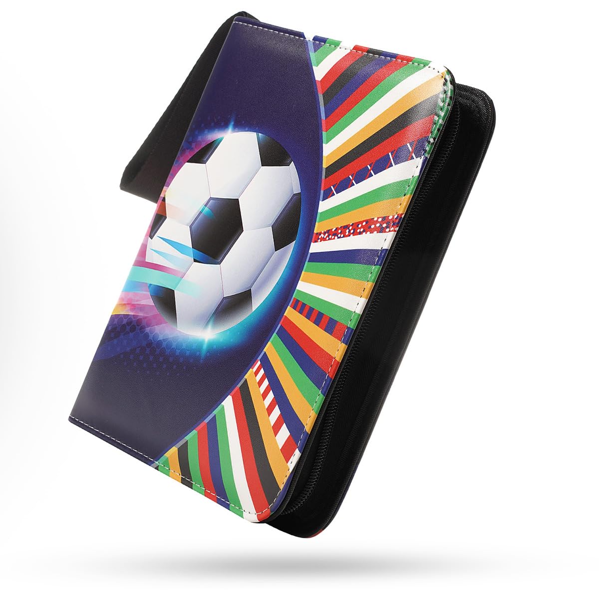 Fußball Sammelkarten Alben Kartenhalter Fussball Karten Sammelalbum Hüllen Sammelalben 4-taschen Football Sammelkarten Tauschkarten 50 Seiten 400 Karten Album Fußball-2024