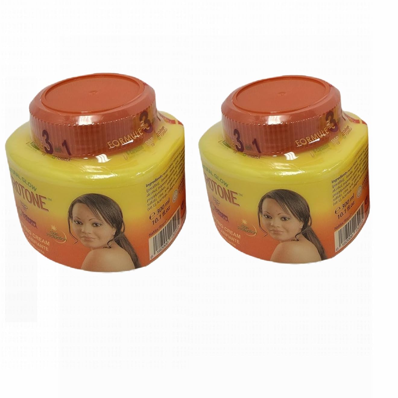 Natural Glow Carrot Cream 300ml /10.1oz Daily Hydration with oil Carrot Extract – Face and Body Care Moisturizer (2, 300ml)
