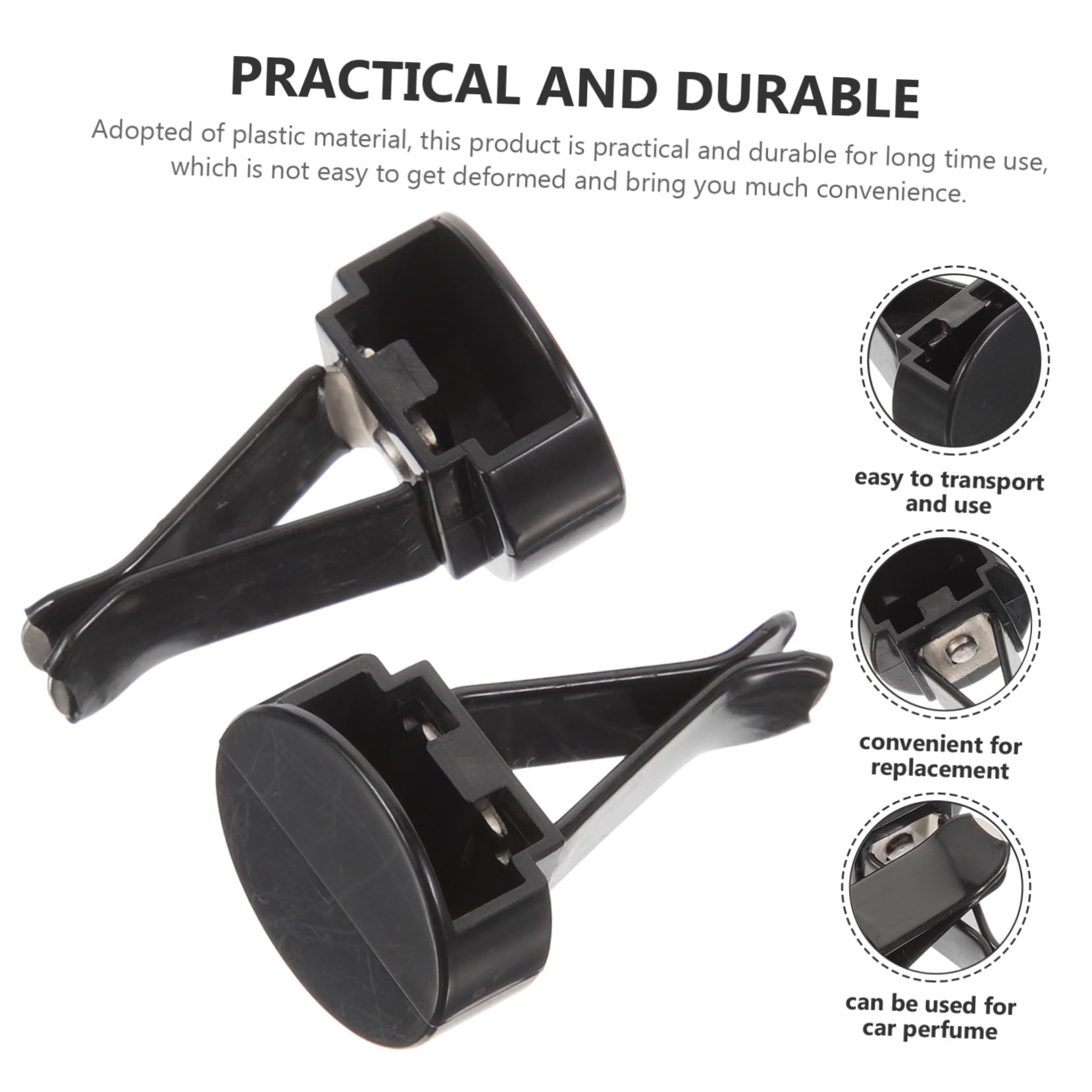 SHERCHPRY 100pezzi Clip Per Bocchetta Aria Auto Deodorante Per Auto Clip Per Interni Per Bocchetta Del Diffusore Per Accessori Per Interni Per Aria Accessori Per Ciondolo Per