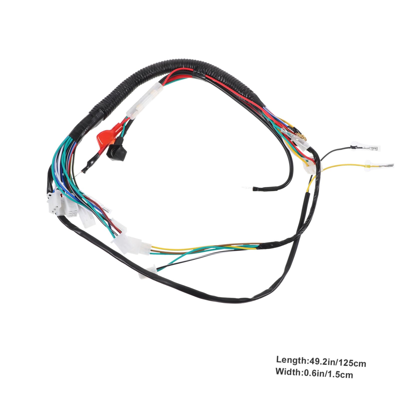 Alipis Trailer Wire Harness Kit Fitment for Electric Quad Bikes Go Karts Easy Install