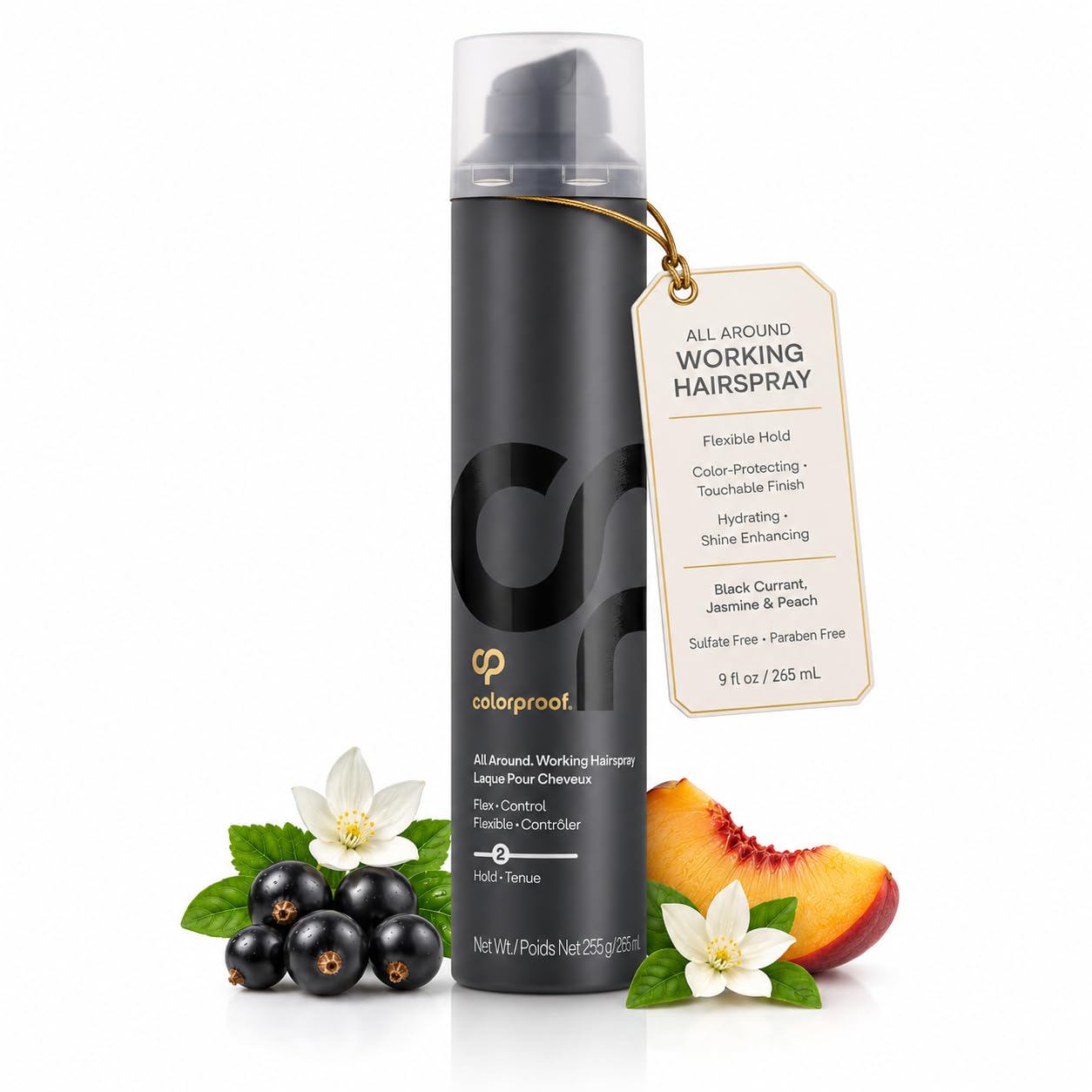 Flexible Hold Hairspray for Women - Color-Safe & Working Hair Spray 9 Fl Oz