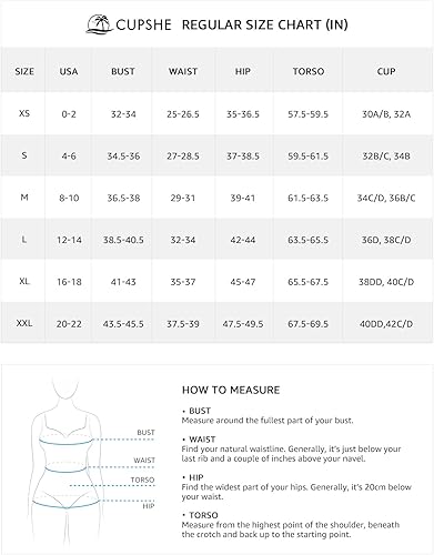 Miniatura 6 de CUPSHE Conjunto de bikini de dos piezas para mujer, traje de baño de cintura alta, cuello en V, nudo frontal, tirantes delgados ajustables