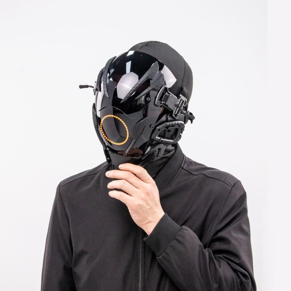 Amazon.co.jp: [Dinoca] サイバーパンク コスプレ ハロウイン仮面 音楽