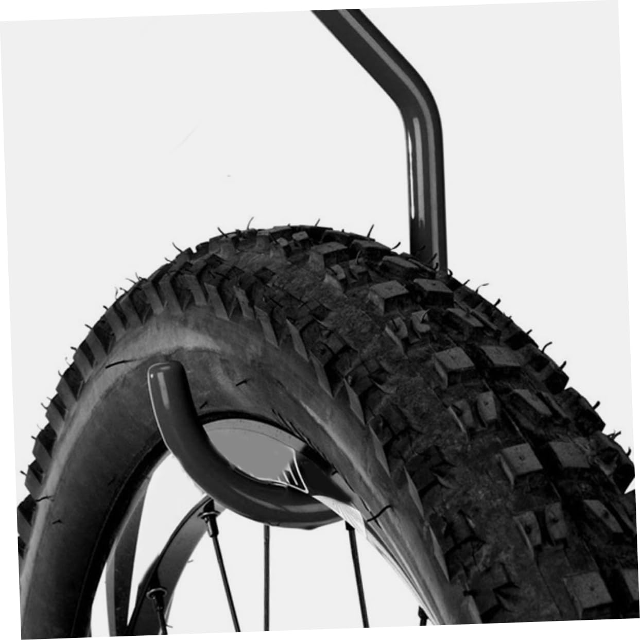 DOITOOL 5 Set Copertura Del Gancio Della Bicicletta Scopa Appendiabiti Blocca L'alta Sicurezza Gancio Per Capannone Cremagliera Ciclo Serrature Stand Acciaio Galvanizzato Black 6 Pezzi * 5