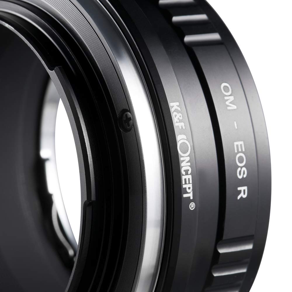 K&F CONCEPT Adattatore Di Montaggio Per Obiettivo Compatibile con Sony Alpha A-Mount (E Compatibile con Compatibile con Compatibile con Af) Su Fotocamera Compatibile con Canon Eos R ( Om-Eos R)