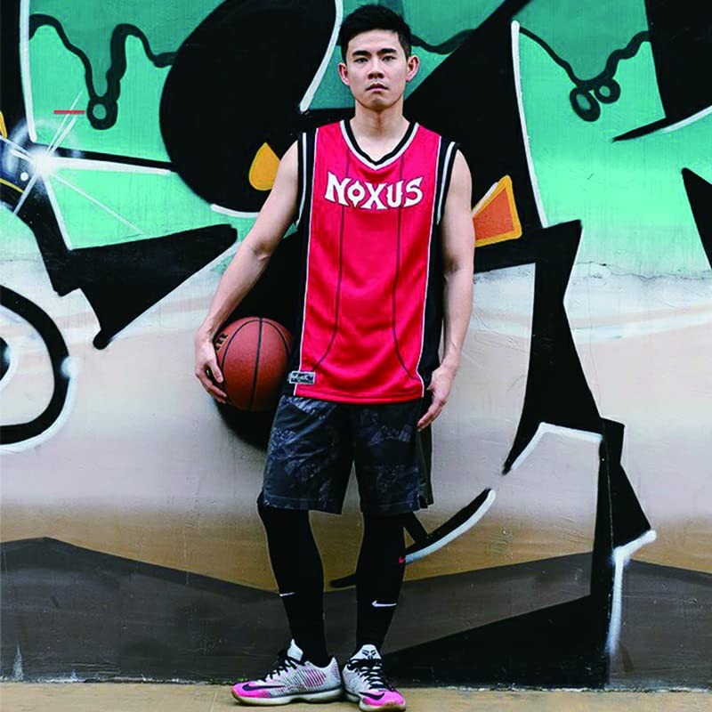 Slam Master Shohoku Sakuragi Scuola Basket Squadra Top Camicia LOL League of Legends Noxus Gilet Sport Allentato Uniforme Maglie