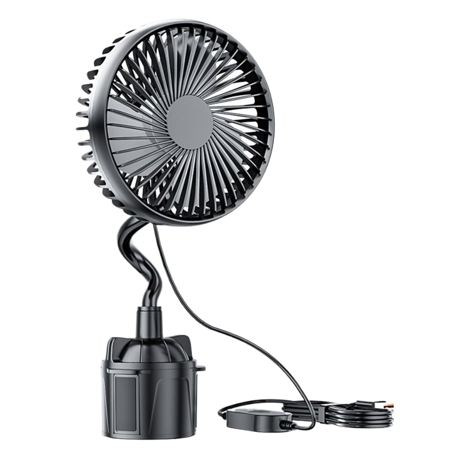 Ventilateur portable pour voiture 12V/24V de voyage et accessoire de soufflage