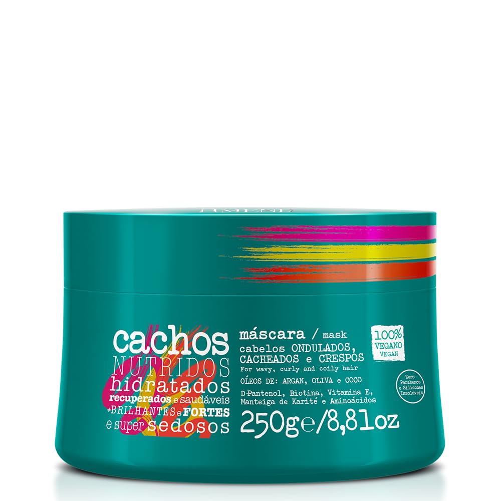 Amend Cachos Mascarilla Cabellos Rizados Vegano 250 g APTO MÉTODO CURLY
