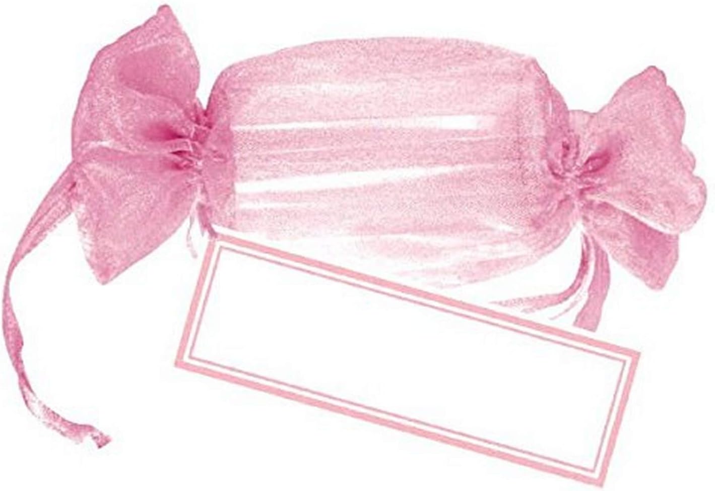 Amazon.com: Amscan Pink Wedding Wrapper Drawstring, Standard : Home ...