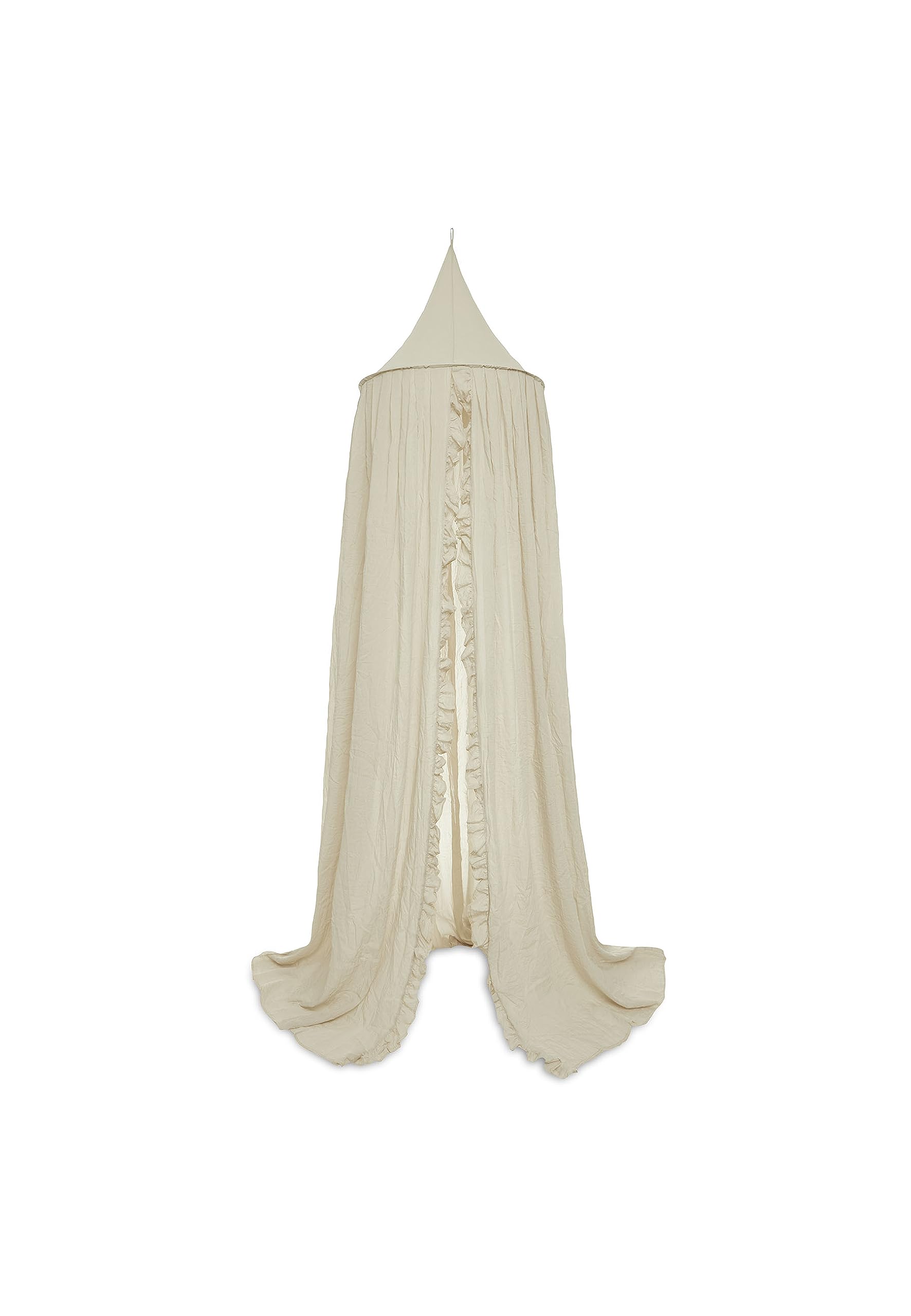 Jollein Baby Klamboe Vintage Ruffle 245 cm - Nougat