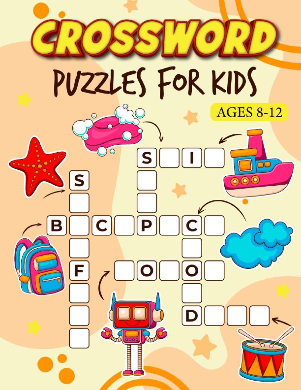 Crossword puzzles for kids: Ages 8-12