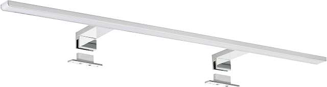 SEBSON® LED Mirror Light 80cm Cabinet + Clip, Bathroom IP44, Neutral White 4000K, Aluminium, 800x108x39mm, 15W, 1000lm