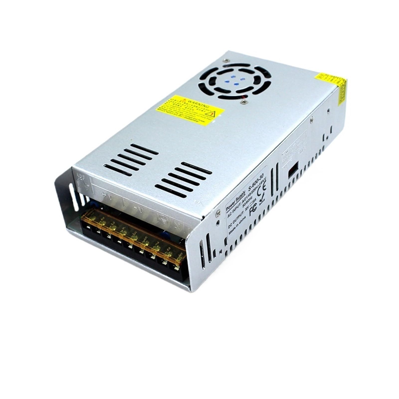 FCARUMIQP DC Power Supply 30V 20A 600w Led Driver AC110V 220V to Dc30V Adapter