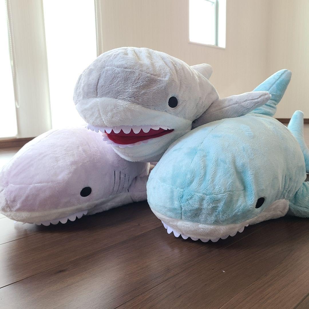 Amazon.co.jp: ガブッとBIGサメシャーク ぬいぐるみ : おもちゃ