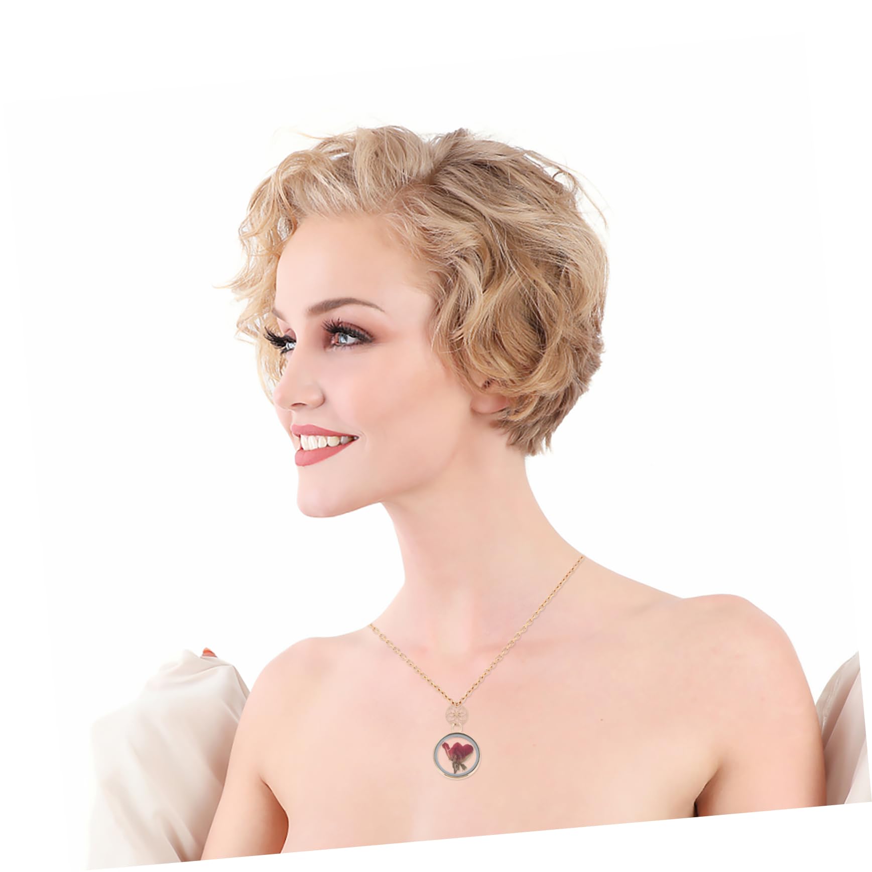 SHINEOFI 400 Pz pendente hair charms hair jewelry parti di creazione di gioielli ciondoli firmati collane collana ciondolo fatto a mano decorazioni di gioielli loto Accessori fiori tallone
