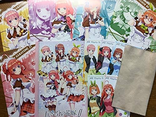 Amazon Co Jp 11枚セット 五等分の花嫁アニメイト バレンタイン ポストカード Arフォトフレーム 一花 二乃 三玖 四葉 五月 文房具 オフィス用品